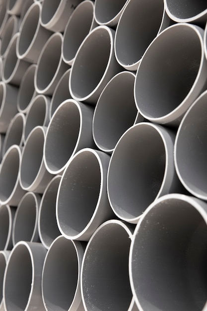 minimalist construction pvc pipes assortment