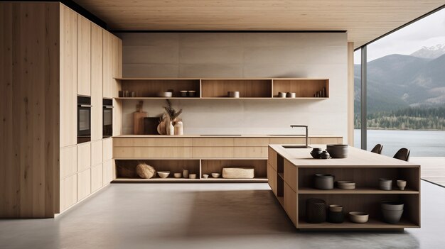 Minimalist kitchen interior design