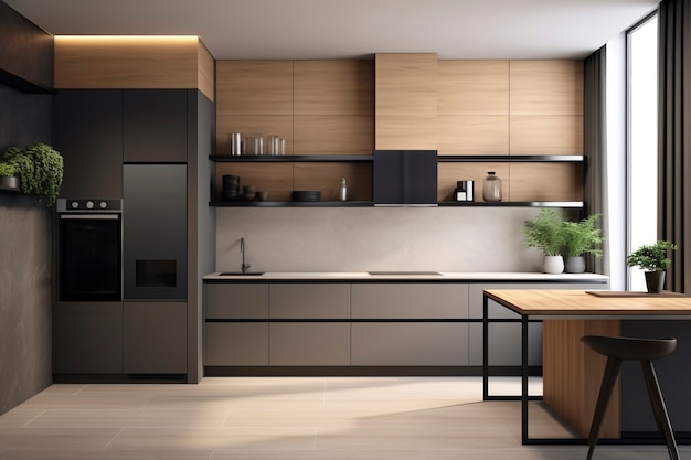 Minimalist kitchen interior design