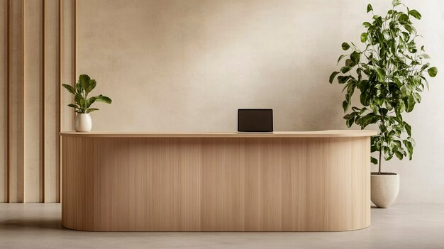 Free Photo minimalist office interior design