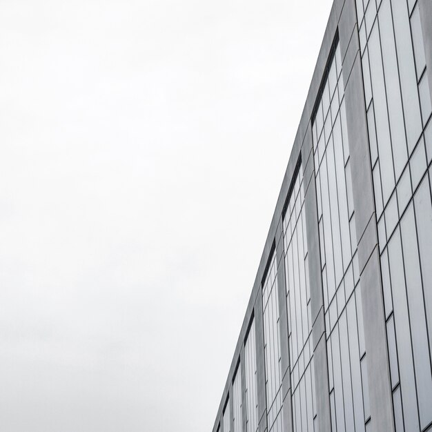 minimalistic apartment building in the city