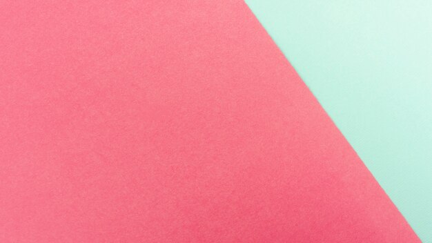 Mint green and pink paper sheets