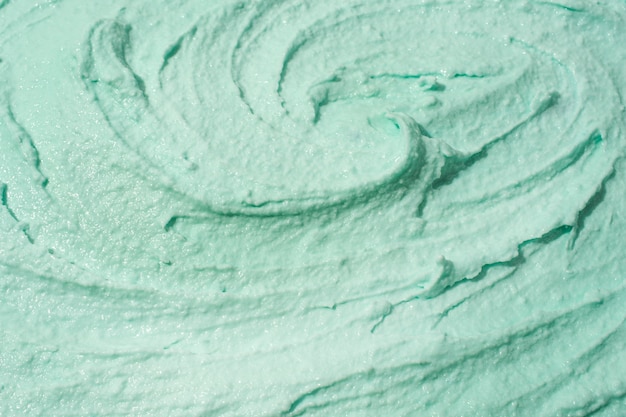 Free photo mint ice cream texture