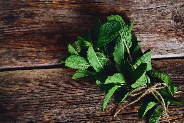 Mint on the table