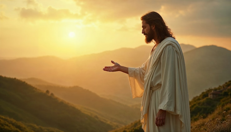 Free Photo mistic holy week representation