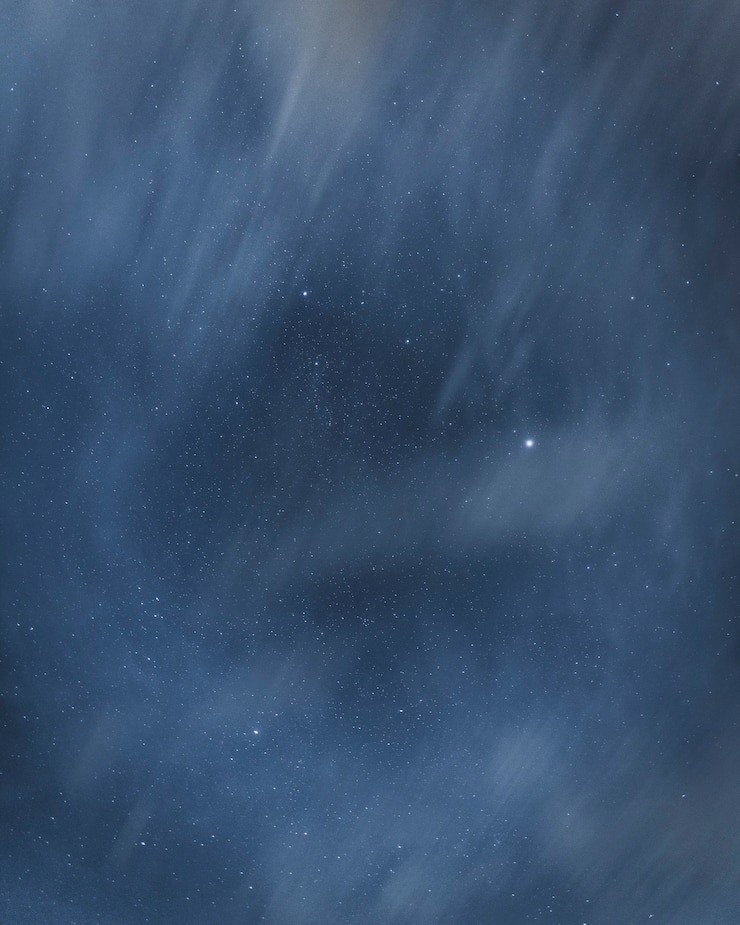 無料Photo 霧の星空の背景