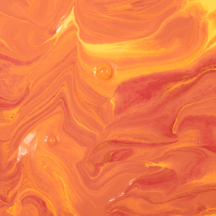Free Photo mix of yellow and red paint