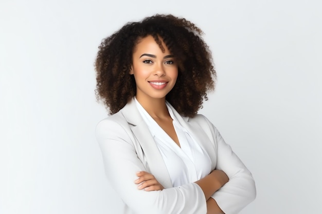 Free photo mixed race woman portrait ai generated image