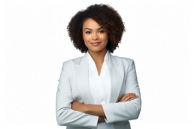 Free photo mixed raceyoung business woman portrait ai generated image