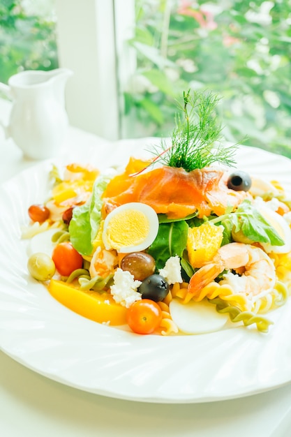 Mixed seafood salad