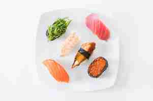 Free photo mixed sushi set