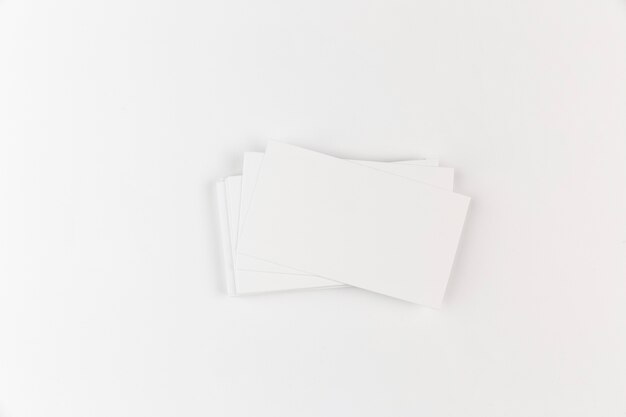 Mock up blank business card 
