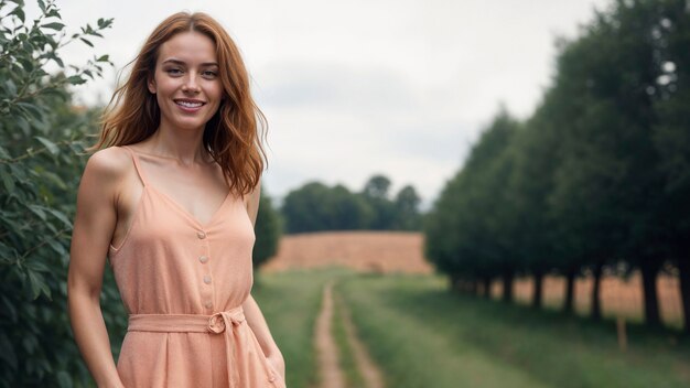 Model wearing beautiful shade clothing