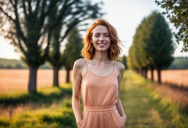 Model wearing beautiful shade clothing