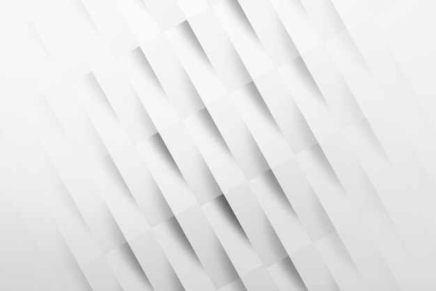 Modern 3d white paper style background
