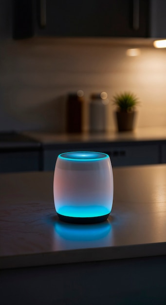 modern ambient light in a kitchen