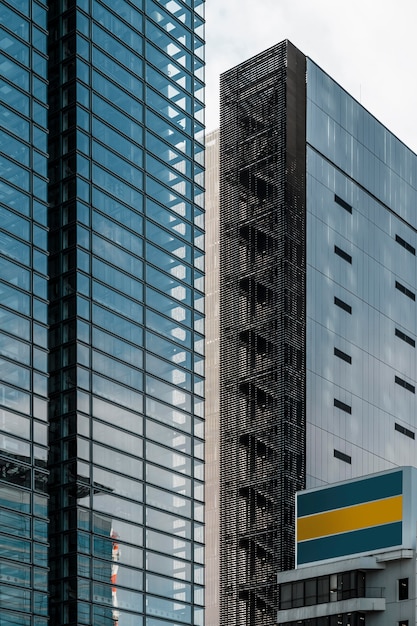 Modern apartment and office buildings in daylight