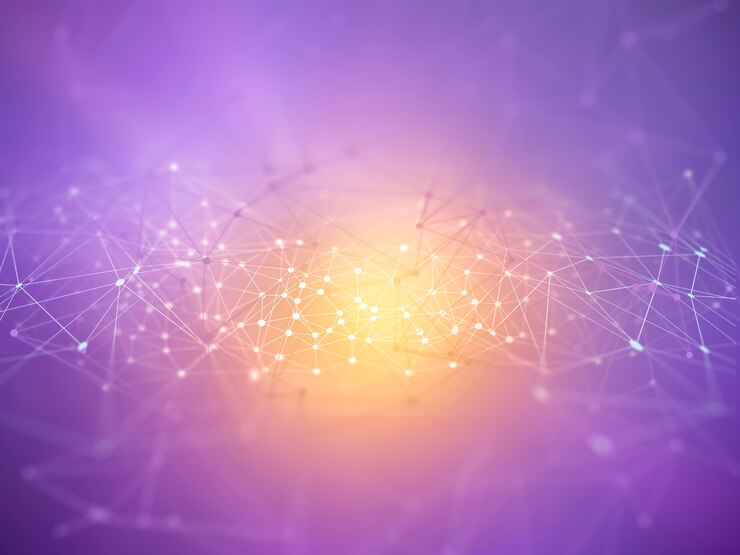 मुफ़्त फोटो modern background of connecting lines and dots