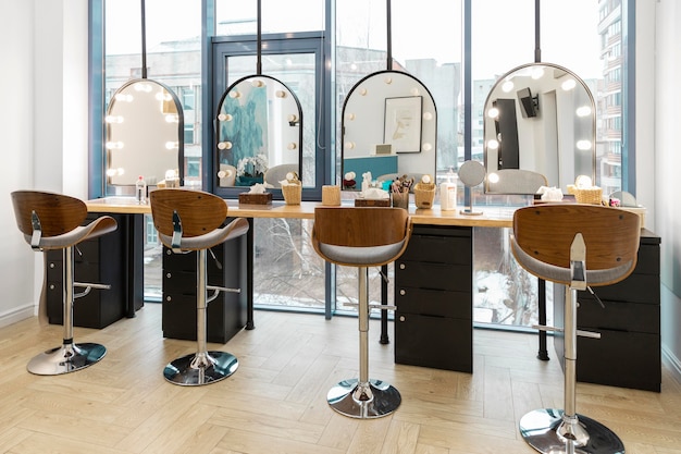 Modern beauty salon interior