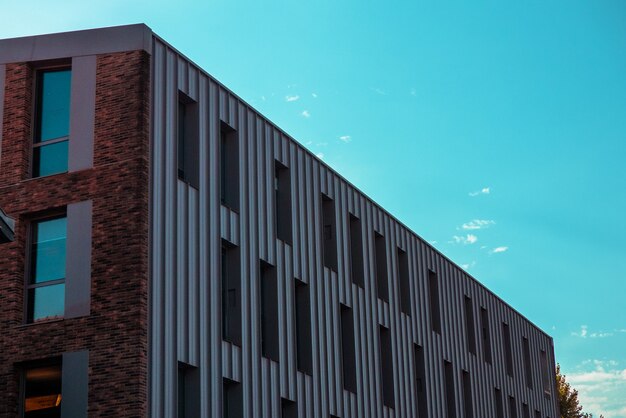 Modern building with multiple large windows