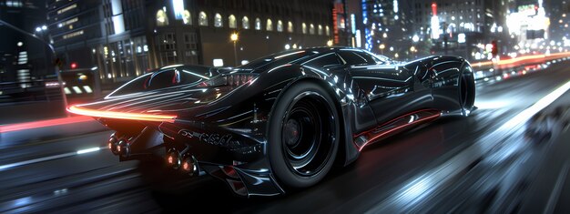 都市での近代的な車の運転