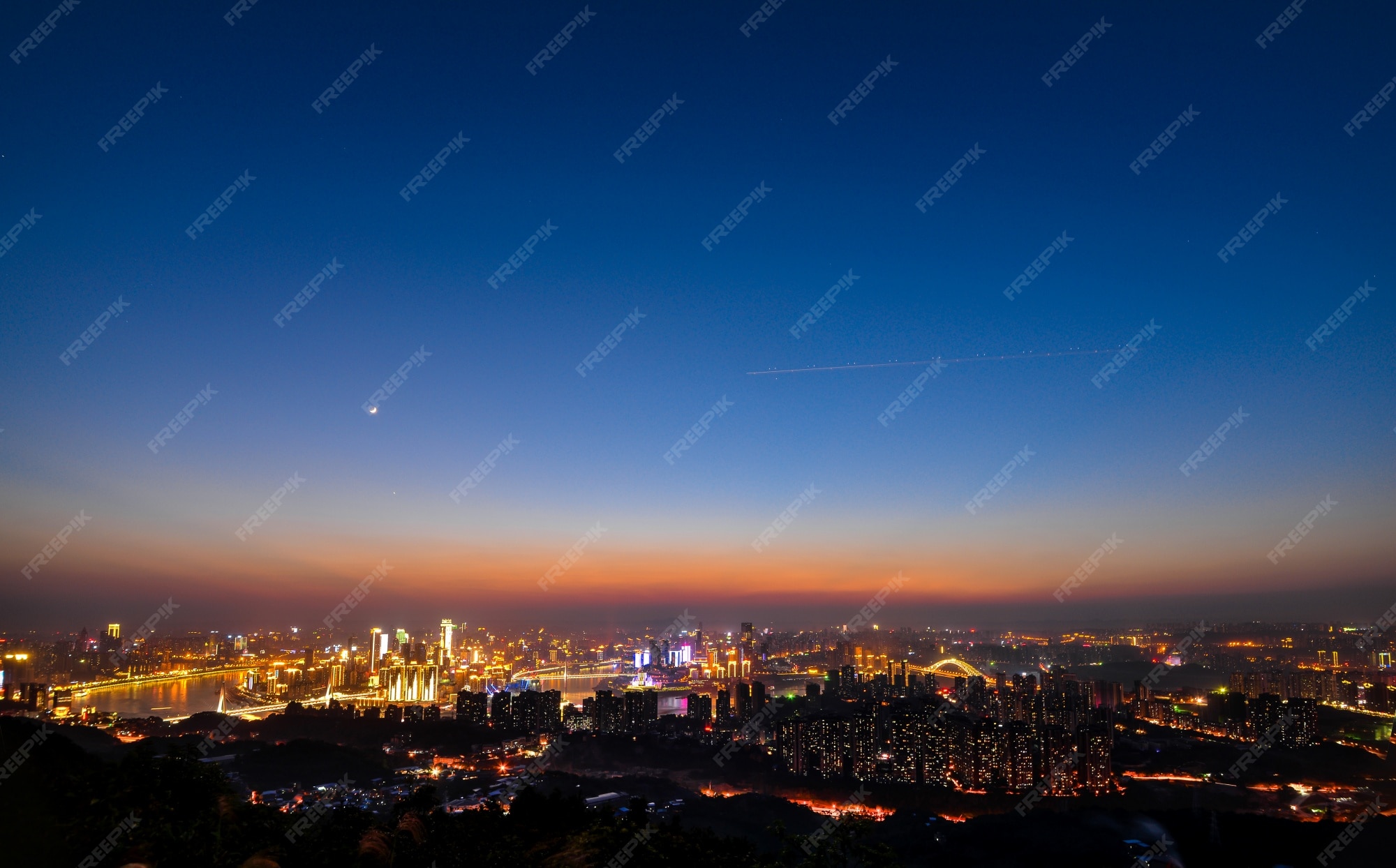 City Night Sky Images - Free Download on Freepik