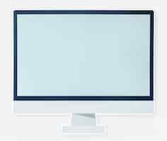 Free photo modern computer monitor icon isolated