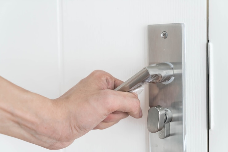 Free Photo modern door handle