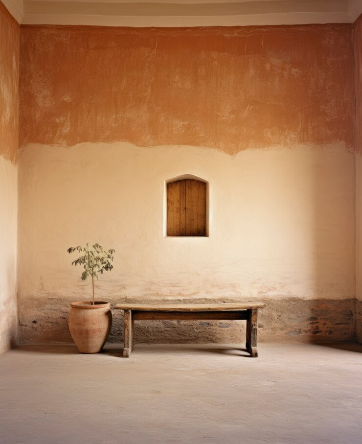 Free Photo modern entryway with furniture and home decor