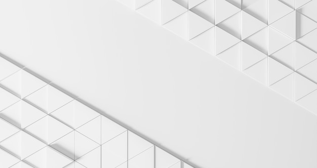 Free photo modern geometrical background with white triangles