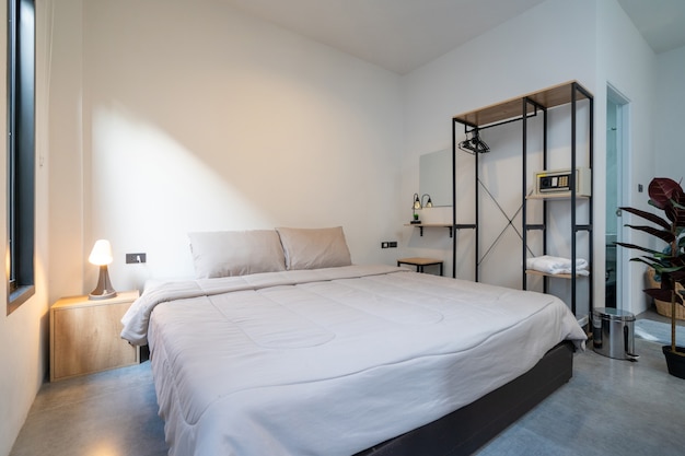 Modern interior design of luxury bedroom