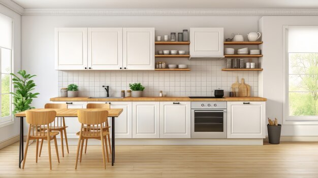 Современный дизайн интерьера кухни