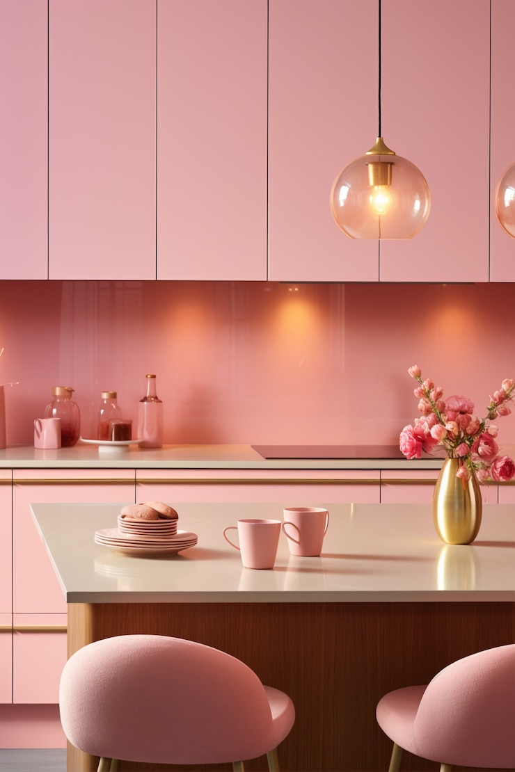 Free Photo modern kitchen interior design