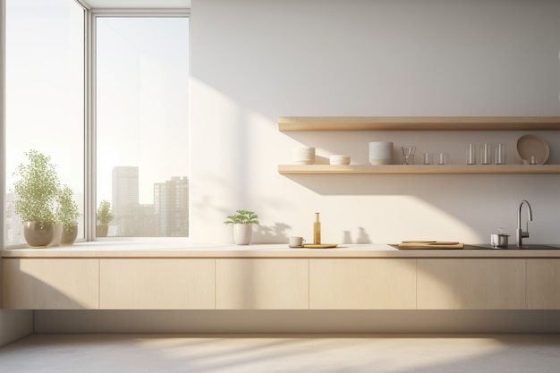 Foto gratuita moderno design degli interni delle cucine