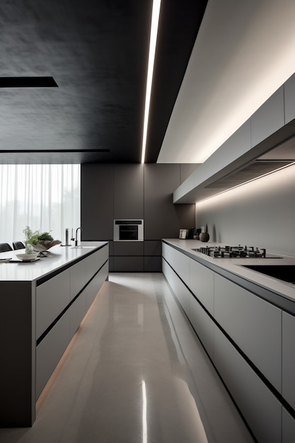 Modern kitchen interior design