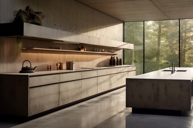 Modern kitchen interior design