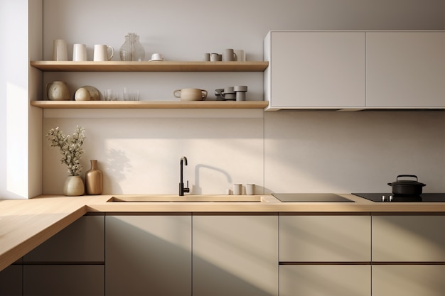 Foto gratuita moderno design degli interni delle cucine