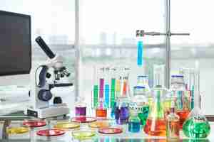 Free photo modern laboratory interior