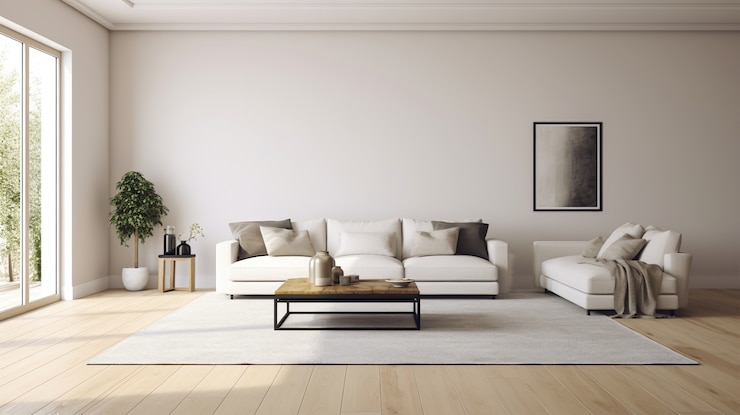 Free Photo modern living room interior design
