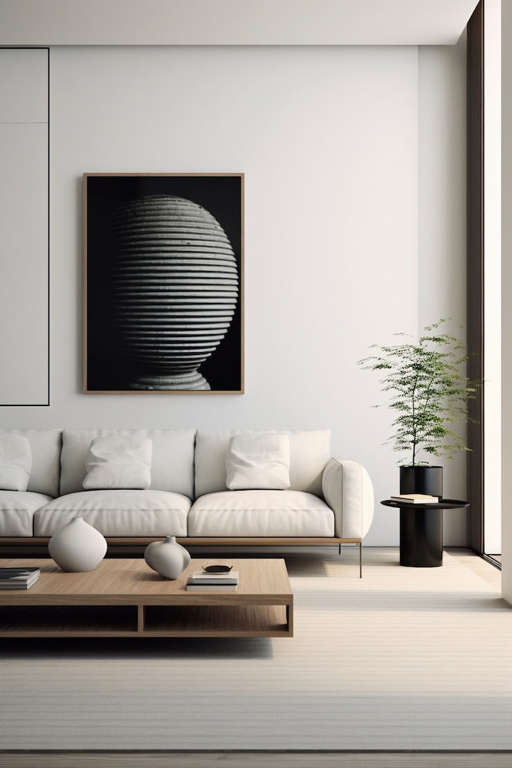 Free Photo modern living room interior design