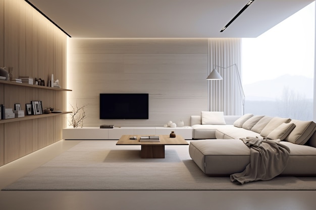 Modern living room interior design