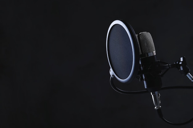 Free photo modern microphone