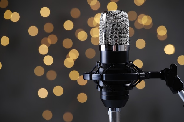 Free photo modern microphone