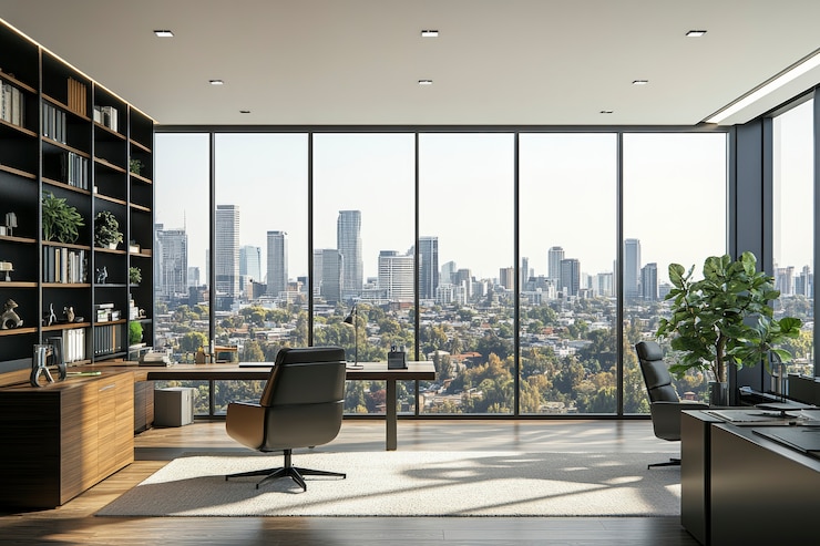 Free Photo modern and minimalist office