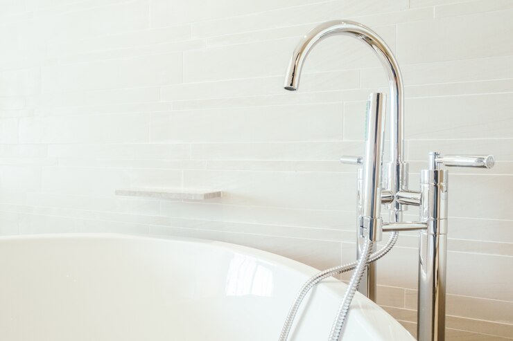 Free Photo modern new disabled bathroom tub