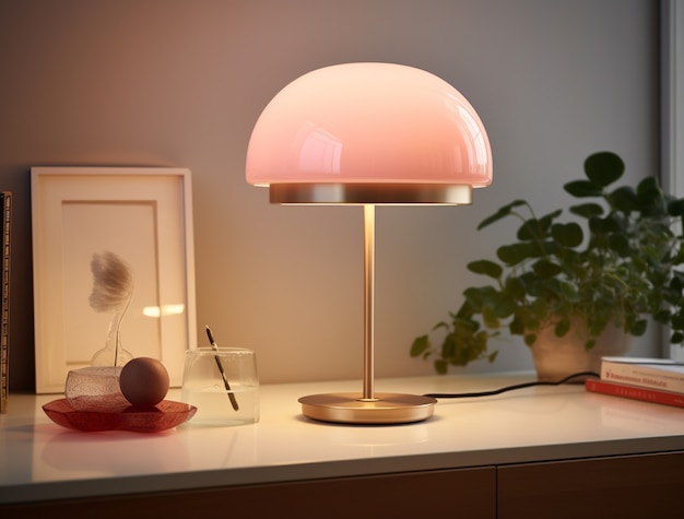 Modern photorealistic lamp design