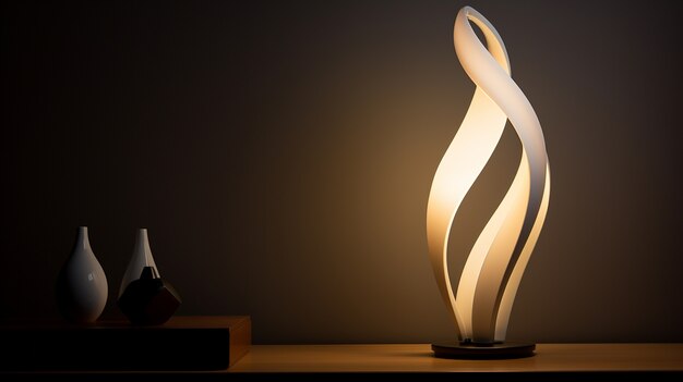 Современный фотореалистичный дизайн лампы