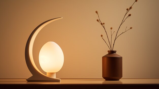 Modern photorealistic lamp design