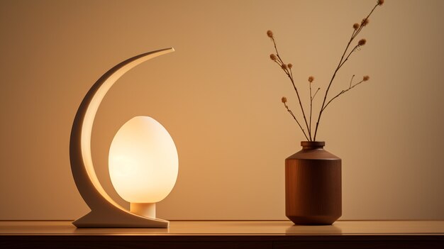 Современный фотореалистичный дизайн лампы