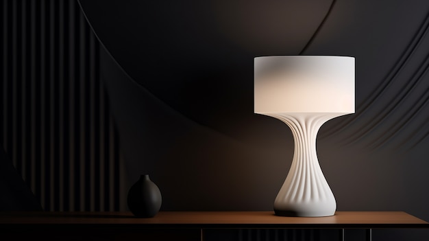 Free photo modern photorealistic lamp design